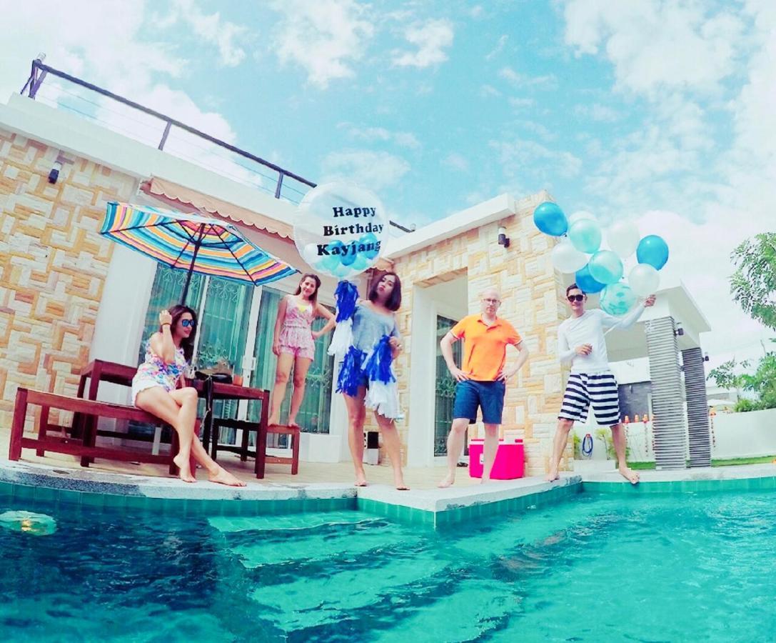 Rocky Party Pool Villa Huahin 3 Bedrooom With Bbq & Karaoke Luaran gambar